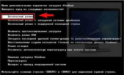 ecran albastru pe un computer care este