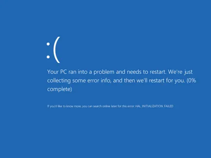 ecran albastru pe un computer care este ecran albastru pe un computer care este