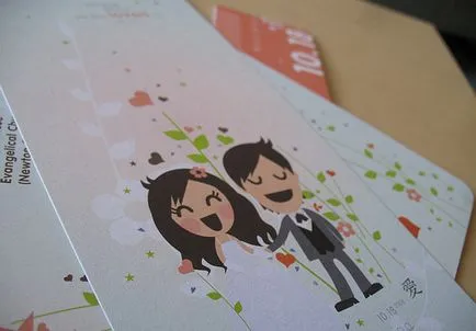 Completarea invitația la nuntă