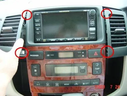 Scoaterea radio toyota