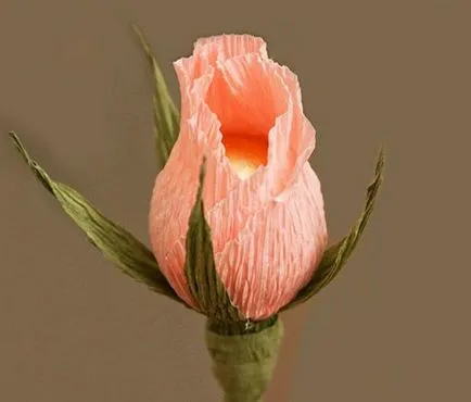 Cum sa faci un boboc de floare de hârtie
