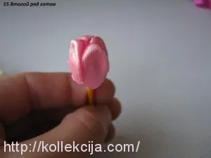 Bujorului de panglici de satin