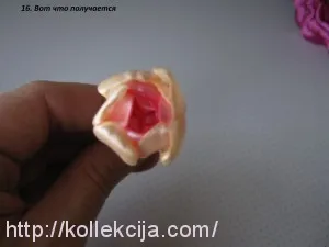 Bujorului de panglici de satin