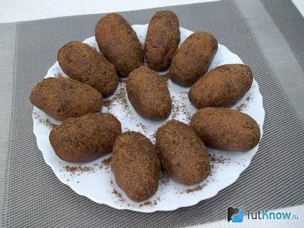 Tort „Cartofi“ reteta cu biscuiti