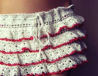 Cum să tricot volanele