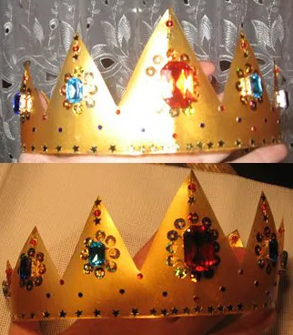 7 coroana simplă și spectaculos pentru fete printesa!