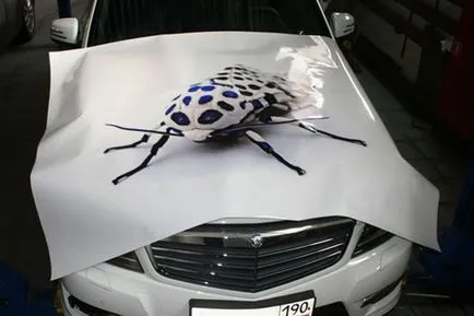 Aerograf pe o mașină cu mâinile, tutoriale video pentru începători