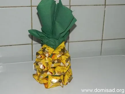 Ananas bomboane de ciocolată și șampanie cu mâinile sale master-class