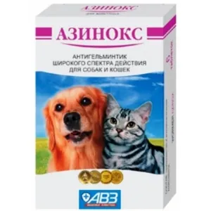 Azinoks plus pentru câini și proprietățile de bază ale numirii, instrucțiuni de utilizare