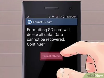 Cum de a formata cardul de memorie micro SD