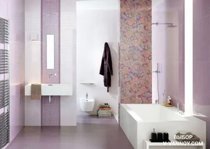 Placi pentru baie - 100 fotografie design interior realist (gresie pentru baie de design fotografie) Dale pentru baie - 100 fotografie design interior realist