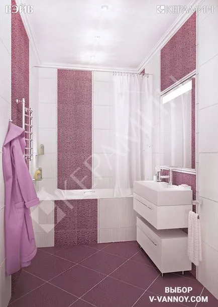 Placi pentru baie - 100 fotografie design interior realist (gresie pentru baie de design fotografie) Dale pentru baie - 100 fotografie design interior realist