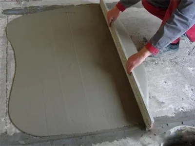 Betonarea suprafața înclinată ca înclinate se toarnă beton (umple) Betonarea suprafața înclinată ca înclinate se toarnă beton