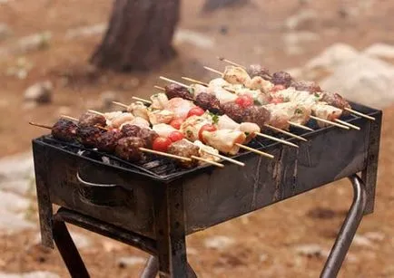Gazebo cu gratar Echipează loc pentru o vacanță delicioasă cu mâinile lor (locul) Gazebo cu gratar Echipează loc pentru o vacanță delicioasă cu mâinile lor