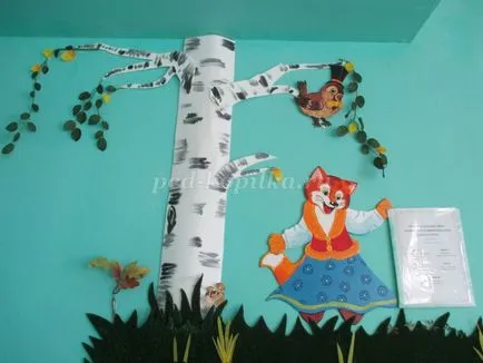 Birch de placi tavan cu mâinile lor pentru proiectarea unei grădinițe