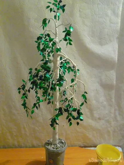 Birch paietelor cu mâinile lor