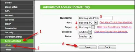 Blocarea site-ului folosind un router