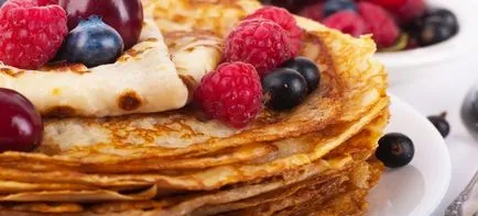 Clătite fără lapte și chefir - retete pentru apa, apa minerala, bere de fierbere pe (clătite) Clătite fără lapte și chefir - retete pentru apă clocotită, apă minerală, bere