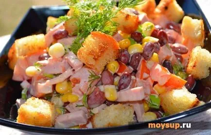 Rapide și gustoase salată cârnați și roșii și brânză biscuiti (cârnați) salata rapida si delicioasa de carnati cu branza de rosii si biscuiti