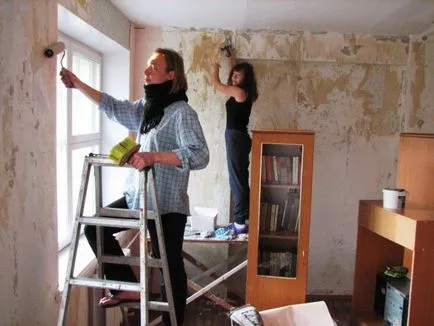 repararea rapidă sau gips-carton lipit de perete