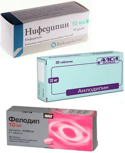 Lista de calciu blocante ale canalelor de droguri, mecanismul de acțiune, indicații