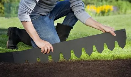 Paturi Fileuri bandă frumoase elemente tăiate pentru grădină (inramare) bandă bordure paturi elemente de gradina frumos cadru