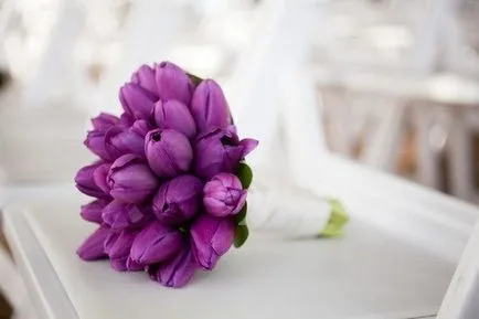 buchet de mireasa din lalele