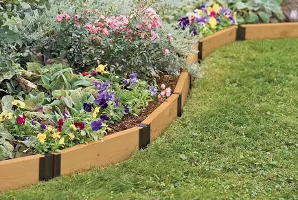Paturi Fileuri bandă frumoase elemente tăiate pentru grădină (inramare) bandă bordure paturi elemente de gradina frumos cadru