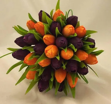 buchet de mireasa din lalele