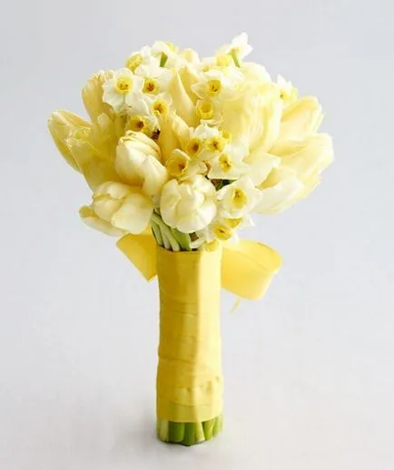 buchet de mireasa din lalele