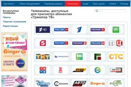 Ce să fac dacă tricolore TV nu arată canalele de bază