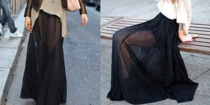 Ce să poarte fusta sub materialul textil