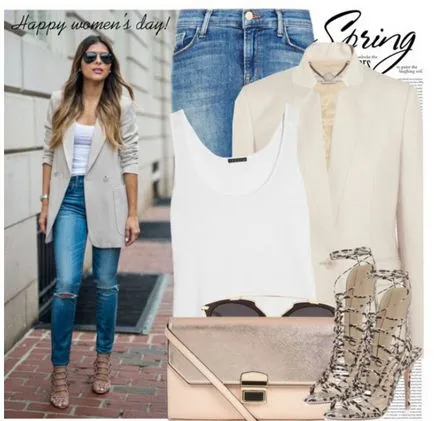 Ce să poarte cu blugi în primăvara o mulțime de idei elegante (blugi) Ce să poarte cu blugi în primăvara o mulțime de idei elegante