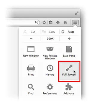 Ce sa întâmplat cu meniul Fișier, editați și să vizualizați, cum să, suport mozilla (Firefox funcționează în modul ecran complet) Ce sa întâmplat cu meniul Fișier, editați și să vizualizați, cum să, suport mozilla