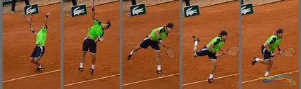 Depunerea fotografii în video de tenis, efectua depozit în tenis, tenis