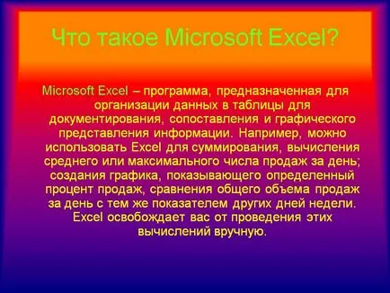 Ce este Microsoft Excel - prezentare 6165-3