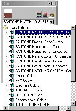 Corel draw umplere omogenă