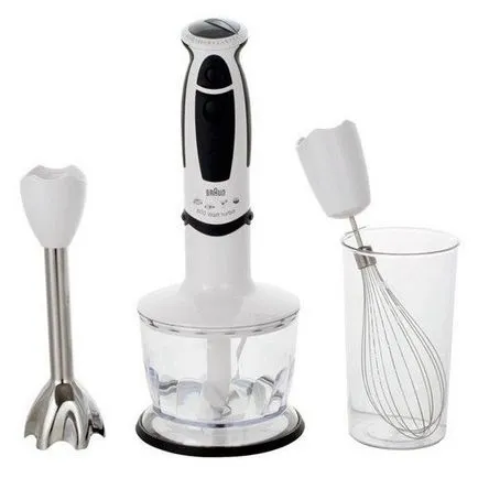 Ce ou blender măturică alb, crem, piure de cartofi, lapte, smântână sdelayut