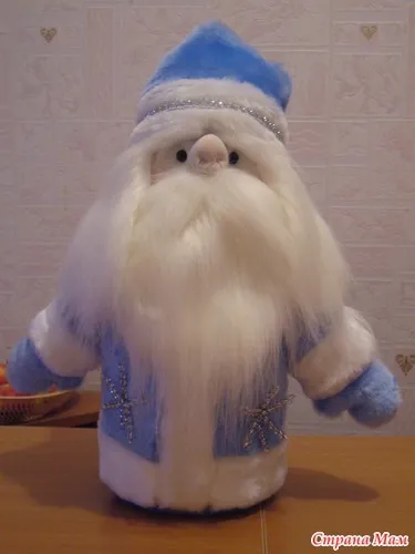 Tatăl Frost cu mâinile ceea ce materiale pe care le puteți face meserii