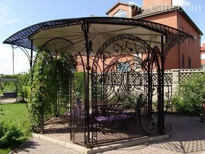 foișor Cottage cu un gratar cu mâinile - cum să facă totul singur