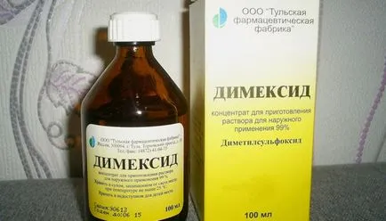 Metode Dimexidum rid de utilizare în produse cosmetice și comentarii (aplicații) Metode de rid Dimexide utilizate în cosmetologie și recenzii