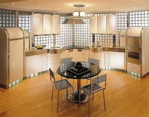 Design-o bucătărie mică, fără fereastră - interior hd