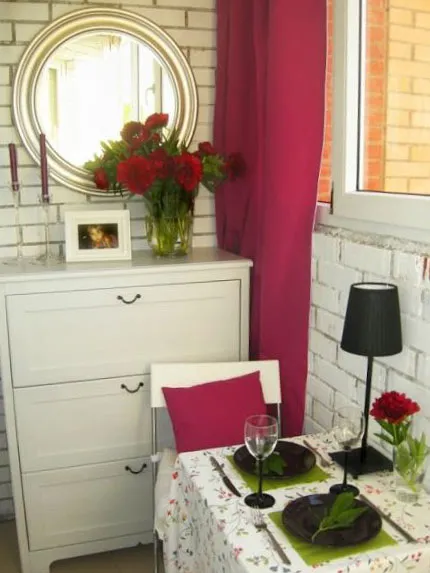 Proiectare logie - fotografie 50 idei pentru interiorul loggiei (proiectare) Proiectare logie - fotografie 50 idei pentru interiorul loggiei