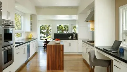 Design de bucătărie într-un interior casă privată de fotografii, cum să aranjeze o bucătărie mare, bucatarie renovat la el acasă