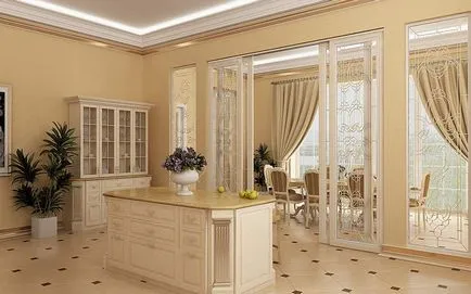 Design de bucătărie într-un interior casă privată de fotografii, cum să aranjeze o bucătărie mare, bucatarie renovat la el acasă