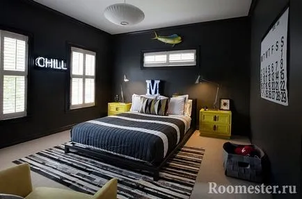 Design loc pentru un tânăr într-un stil modern - fotografie interior