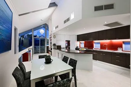 Design de bucătărie într-un interior casă privată de fotografii, cum să aranjeze o bucătărie mare, bucatarie renovat la el acasă
