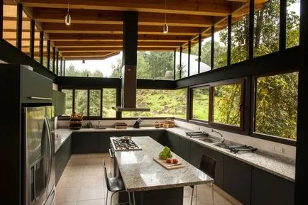 Design de bucătărie într-un interior casă privată de fotografii, cum să aranjeze o bucătărie mare, bucatarie renovat la el acasă