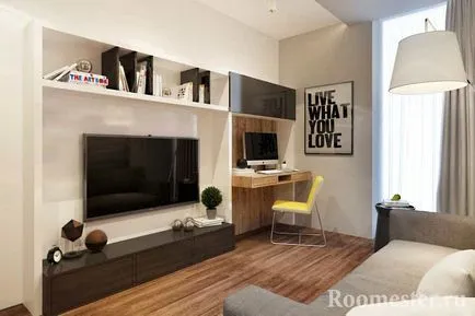 Design loc pentru un tânăr într-un stil modern - fotografie interior