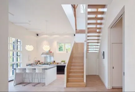 Design de bucătărie într-un interior casă privată de fotografii, cum să aranjeze o bucătărie mare, bucatarie renovat la el acasă